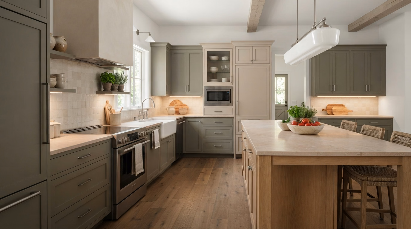 Transitional Farmhouse | San Bernardino County Transitional Farmhouse in San Bernardino County.